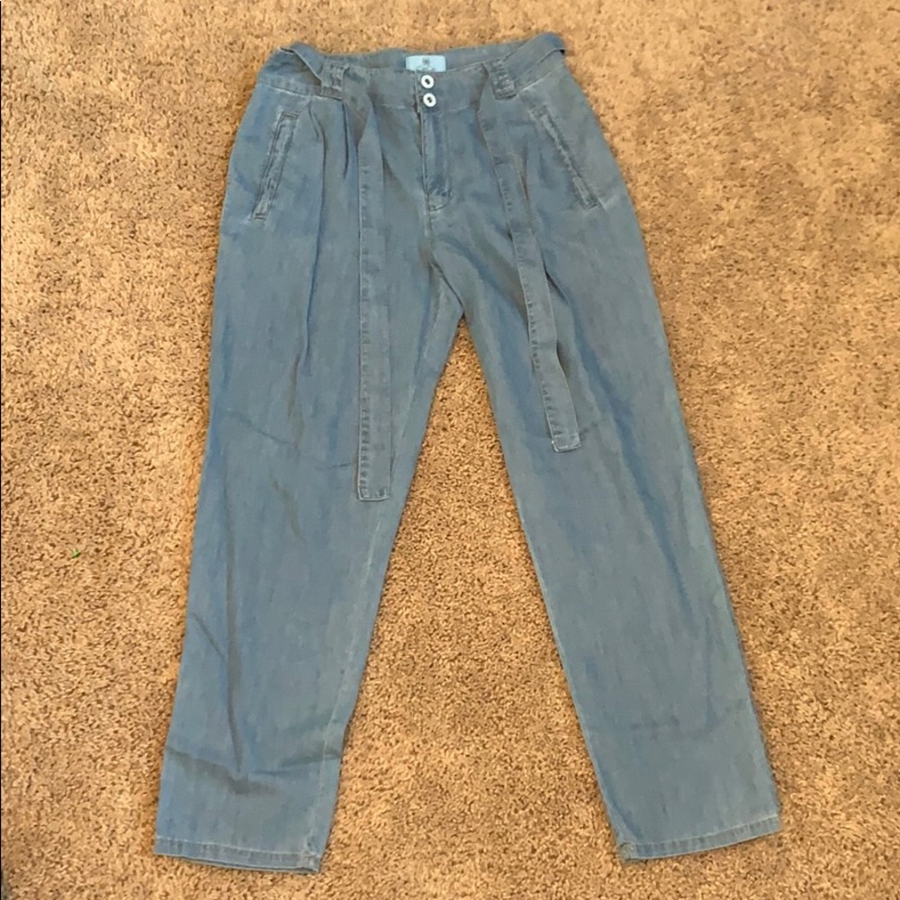 Belted Jean Trousers